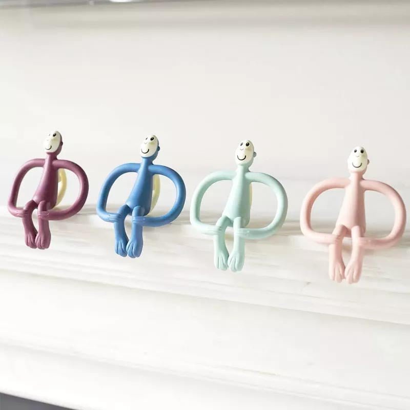 MORDEDOR MONO MATCHSTICK MONKEY ·ROSA PALO· - Happy Moments Baby