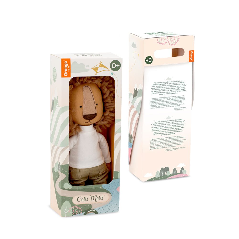 MUÑECO DE TELA ·SIMÓN EL LEÓN· - Happy Moments Baby