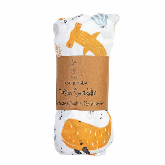 MUSELINA ALGODÓN 120x110cm ·MARINA· - Happy Moments Baby