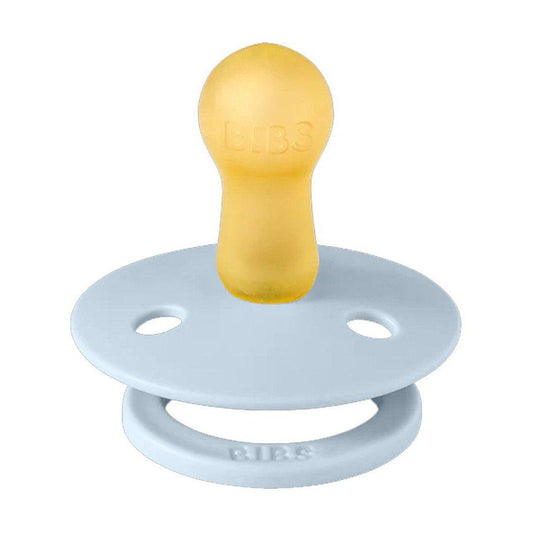 PACK 2 CHUPETES BIBS ·ROUND BABY BLUE/PISTACHIO· - Happy Moments Baby