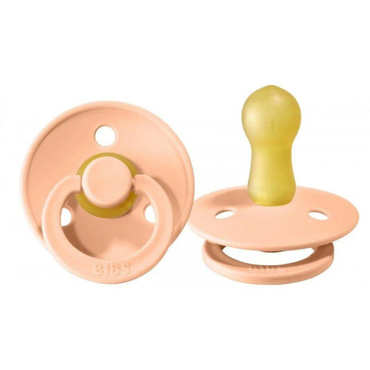 PACK 2 CHUPETES BIBS ·ROUND PEACH SUNSET/SUNSHINE· - Happy Moments Baby