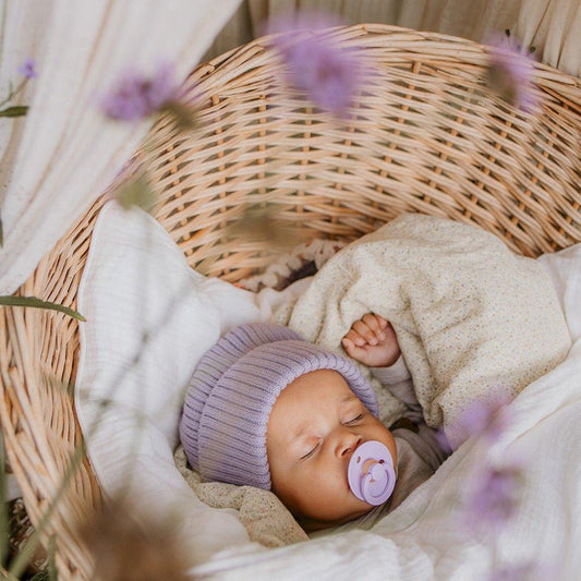 PACK 2 CHUPETES BIBS ·ROUND SUNSHINE/VIOLET SKY· - Happy Moments Baby