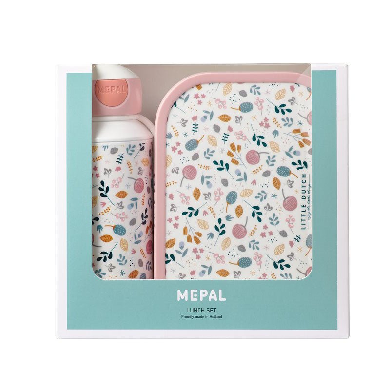 PACK ALMUERZO LITTLE DUTCH ·FIAMBRERA Y BOTELLA FLORES· - Happy Moments Baby