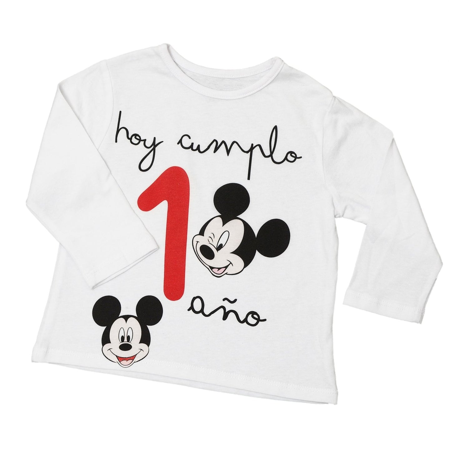 PACK CORONA + CAMISETA CUMPLEAÑOS ·MICKEY· - Happy Moments Baby
