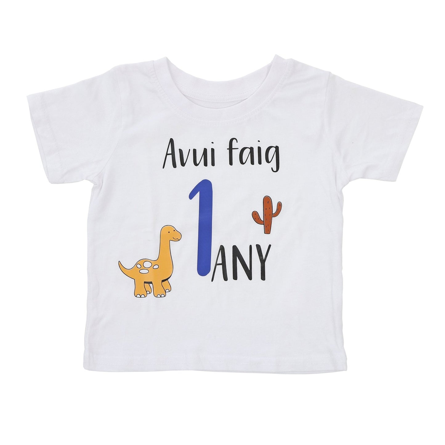 PACK CORONA + CAMISETA + TOPPER CUMPLEAÑOS ·DINOS· - Happy Moments Baby