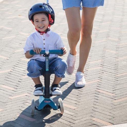PATINETE EVOLUTIVO MICRO 3 EN 1 ·AZUL HIELO· - Happy Moments Baby