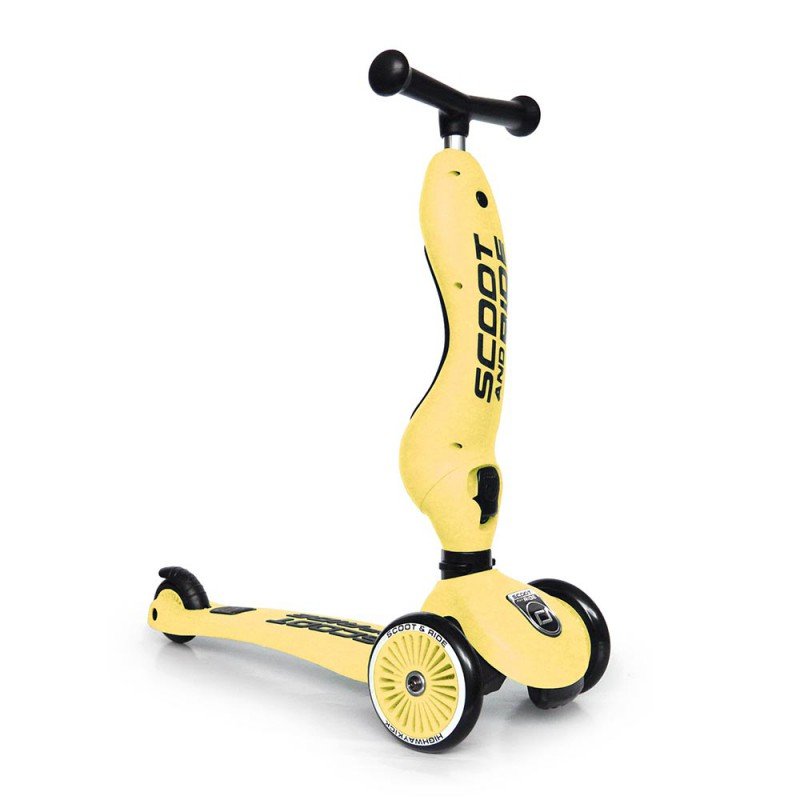 PATINETE EVOLUTIVO SCOOT AND RIDE 2 EN 1 ·HIGHWAYKICK ONE LEMON· - Happy Moments Baby