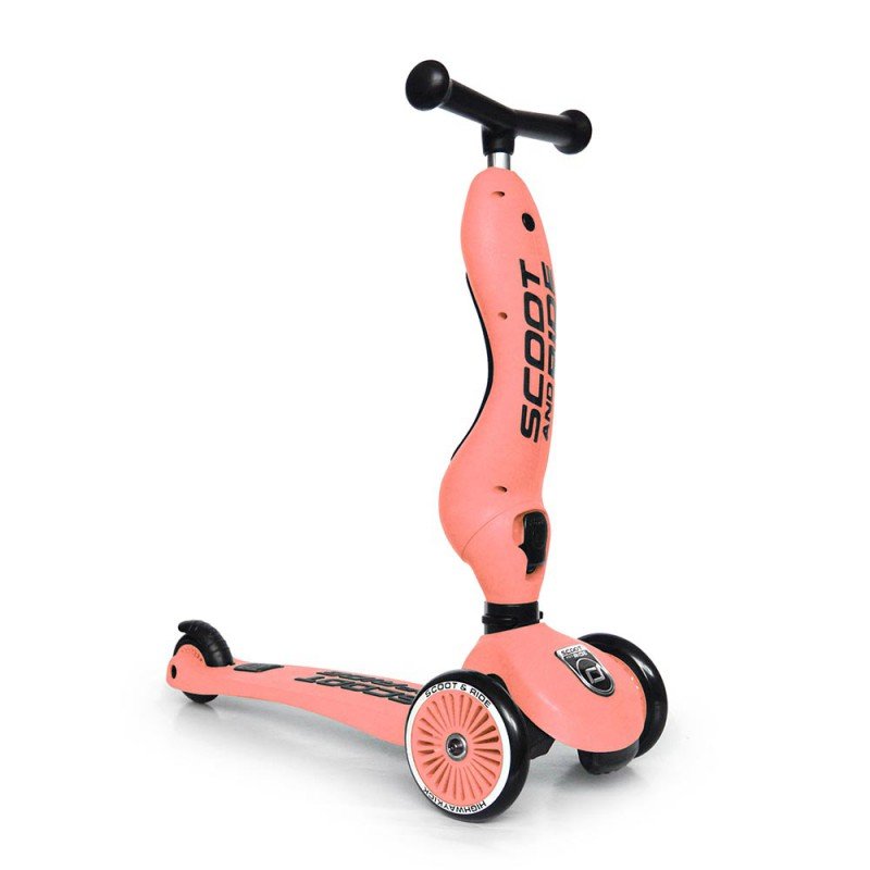 PATINETE EVOLUTIVO SCOOT AND RIDE 2 EN 1 ·HIGHWAYKICK ONE PEACH· - Happy Moments Baby