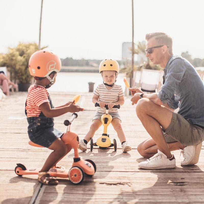 PATINETE EVOLUTIVO SCOOT AND RIDE 2 EN 1 ·HIGHWAYKICK ONE PEACH· - Happy Moments Baby