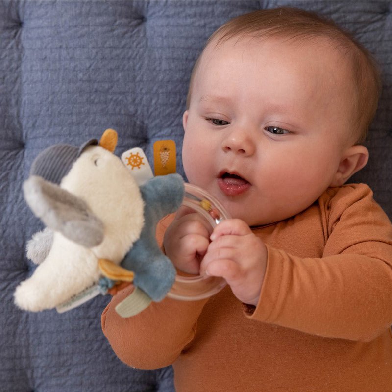 SONAJERO DE TELA LITTLE DUTCH ·MARINERO· - Happy Moments Baby