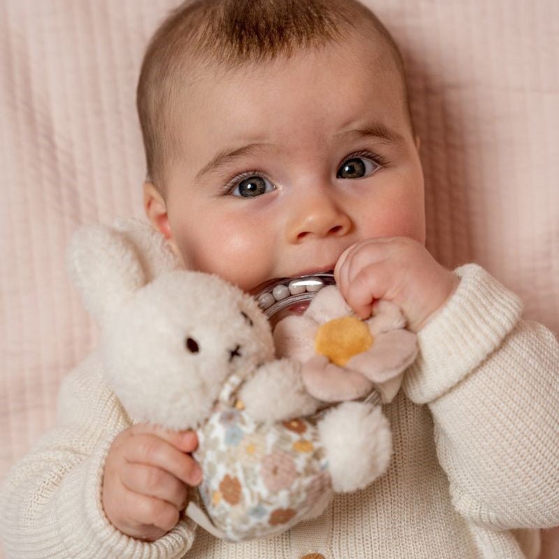 SONAJERO DE TELA LITTLE DUTCH ·MIFFY VINTAGE FLOWERS· - Happy Moments Baby