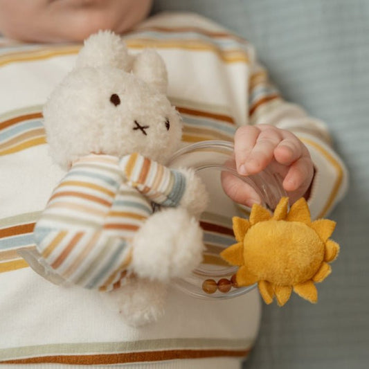SONAJERO DE TELA LITTLE DUTCH ·MIFFY VINTAGE SUNNY· - Happy Moments Baby