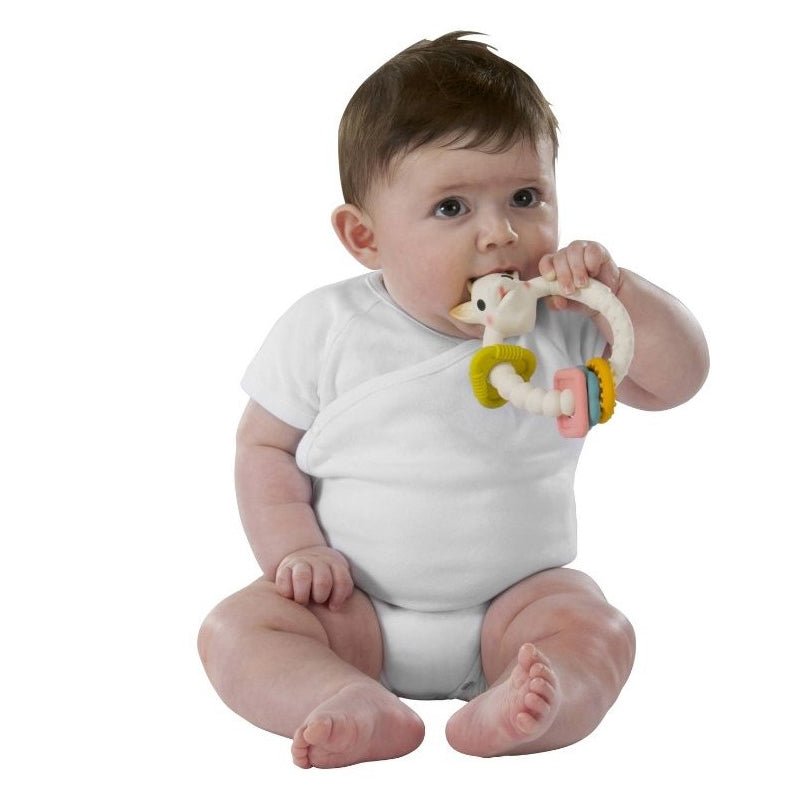 SONAJERO Y MORDEDOR ·COLO'RINGS SOPHIE LA GIRAFE· - Happy Moments Baby