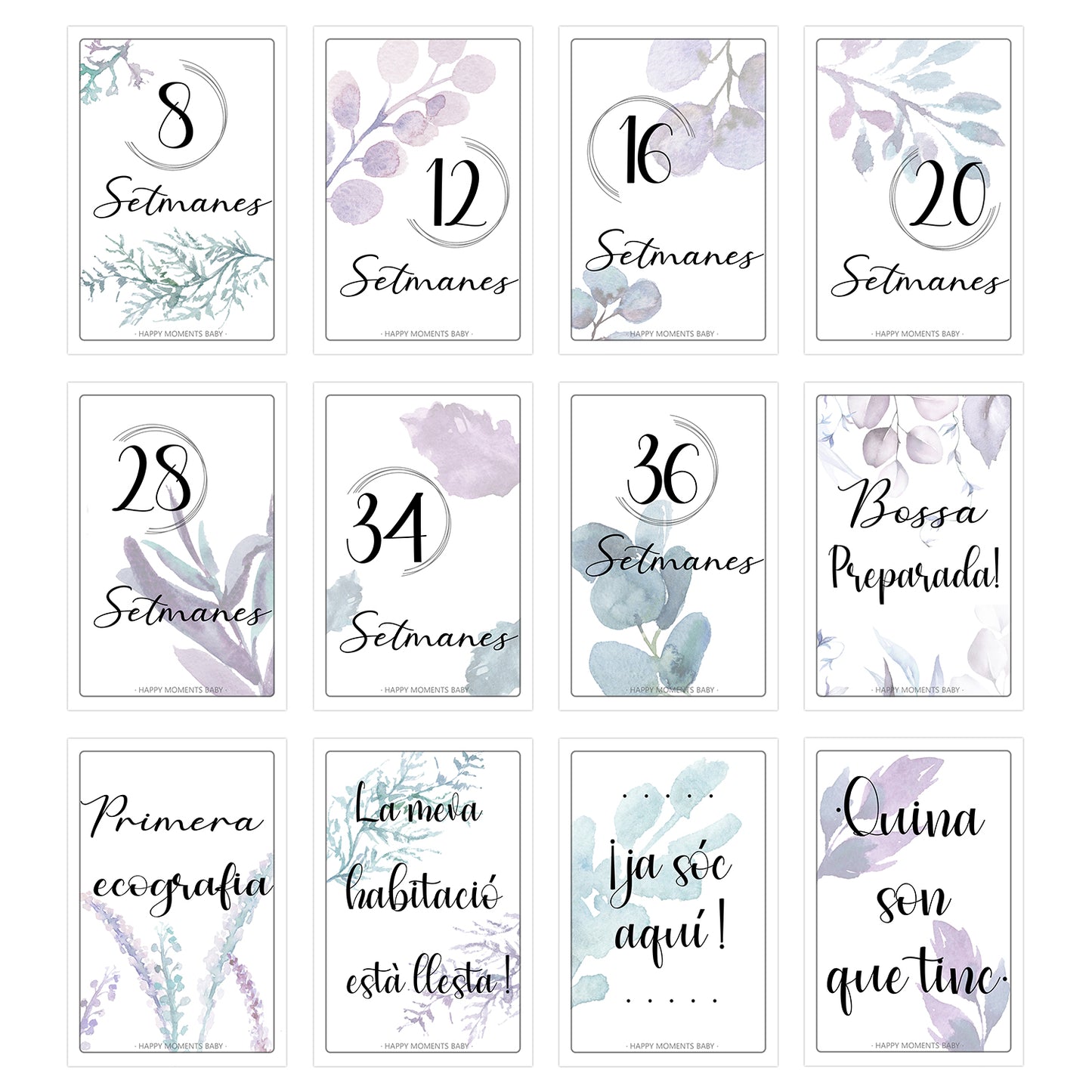 TARGETES EMBARÀS ·CATALÀ· - Happy Moments Baby