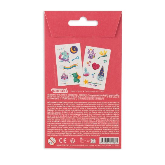 TATUAJES INFANTILES NAMAKI ·ENCHANTED WORLDS TATTOO· - Happy Moments Baby