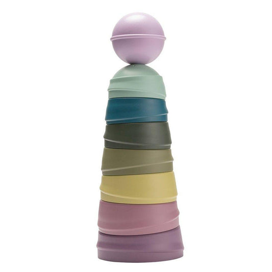 TENTETIESO APILABLE BIBS ·BRIGHT RAINBOW· - Happy Moments Baby