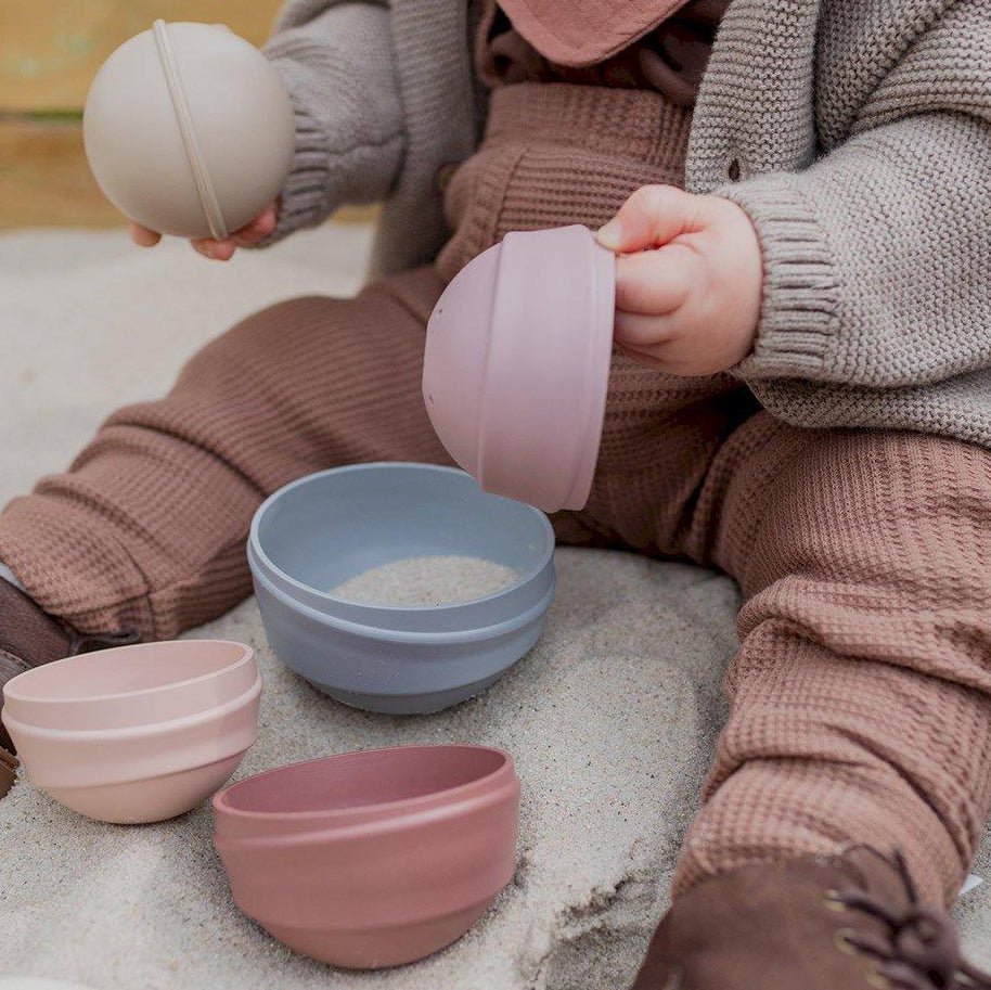 TENTETIESO APILABLE BIBS ·BRIGHT RAINBOW· - Happy Moments Baby