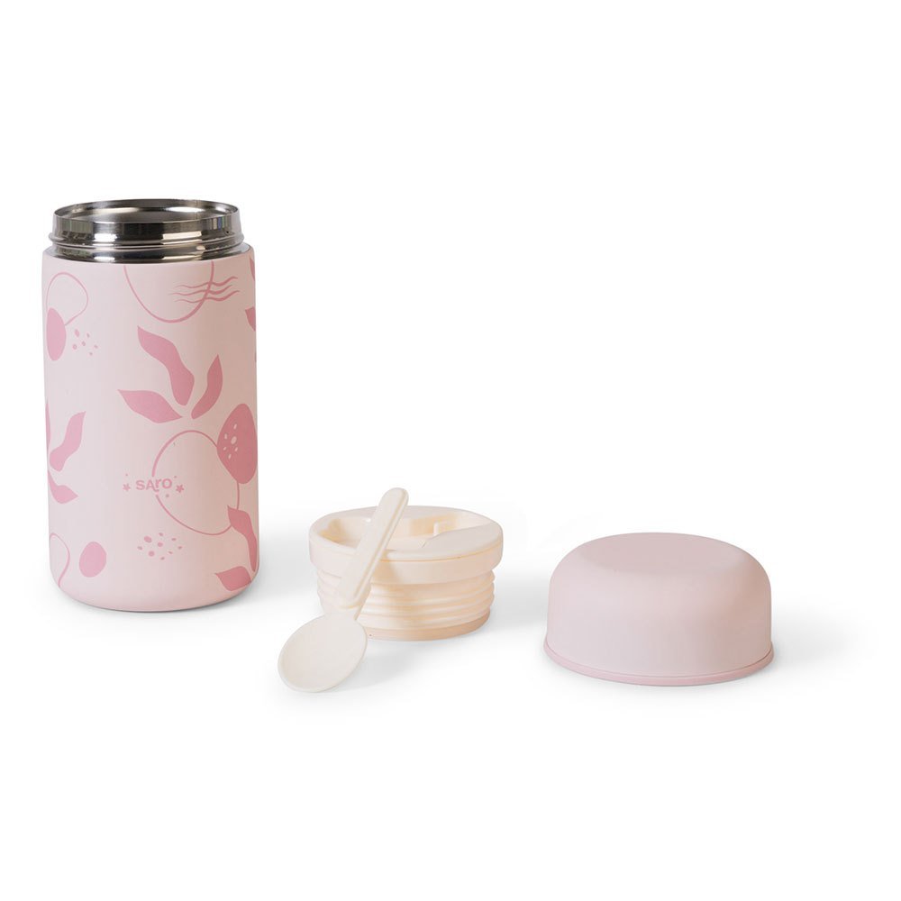 TERMO PARA ALIMENTOS 500ML SARO ·ROSA· - Happy Moments Baby