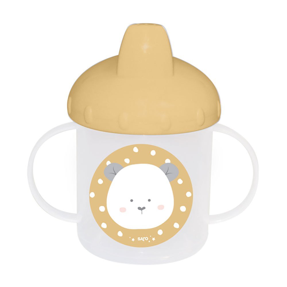 VAJILLA INFANTIL 5 PIEZAS SARO ·MOSTAZA· - Happy Moments Baby