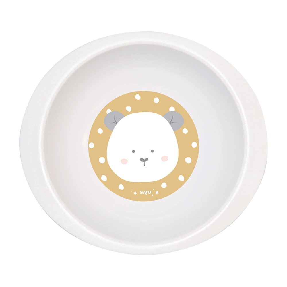 VAJILLA INFANTIL 5 PIEZAS SARO ·MOSTAZA· - Happy Moments Baby