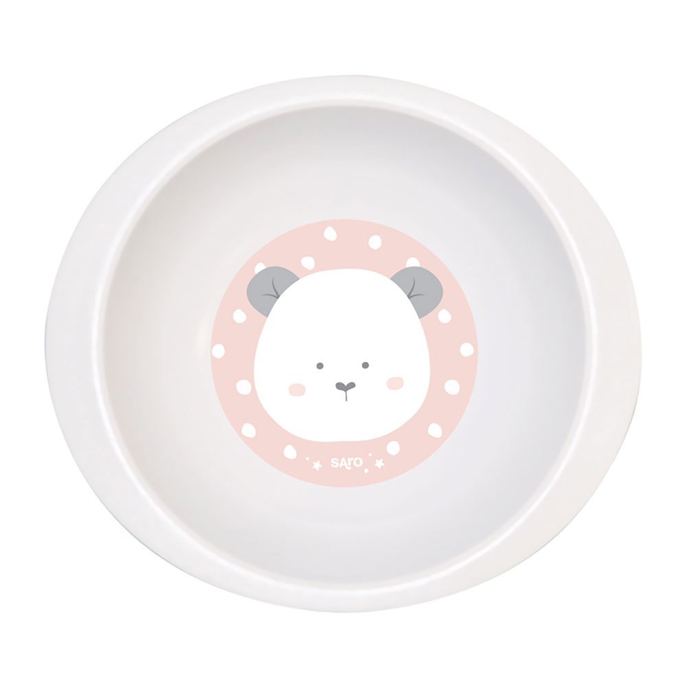 VAJILLA INFANTIL 5 PIEZAS SARO ·ROSA· - Happy Moments Baby