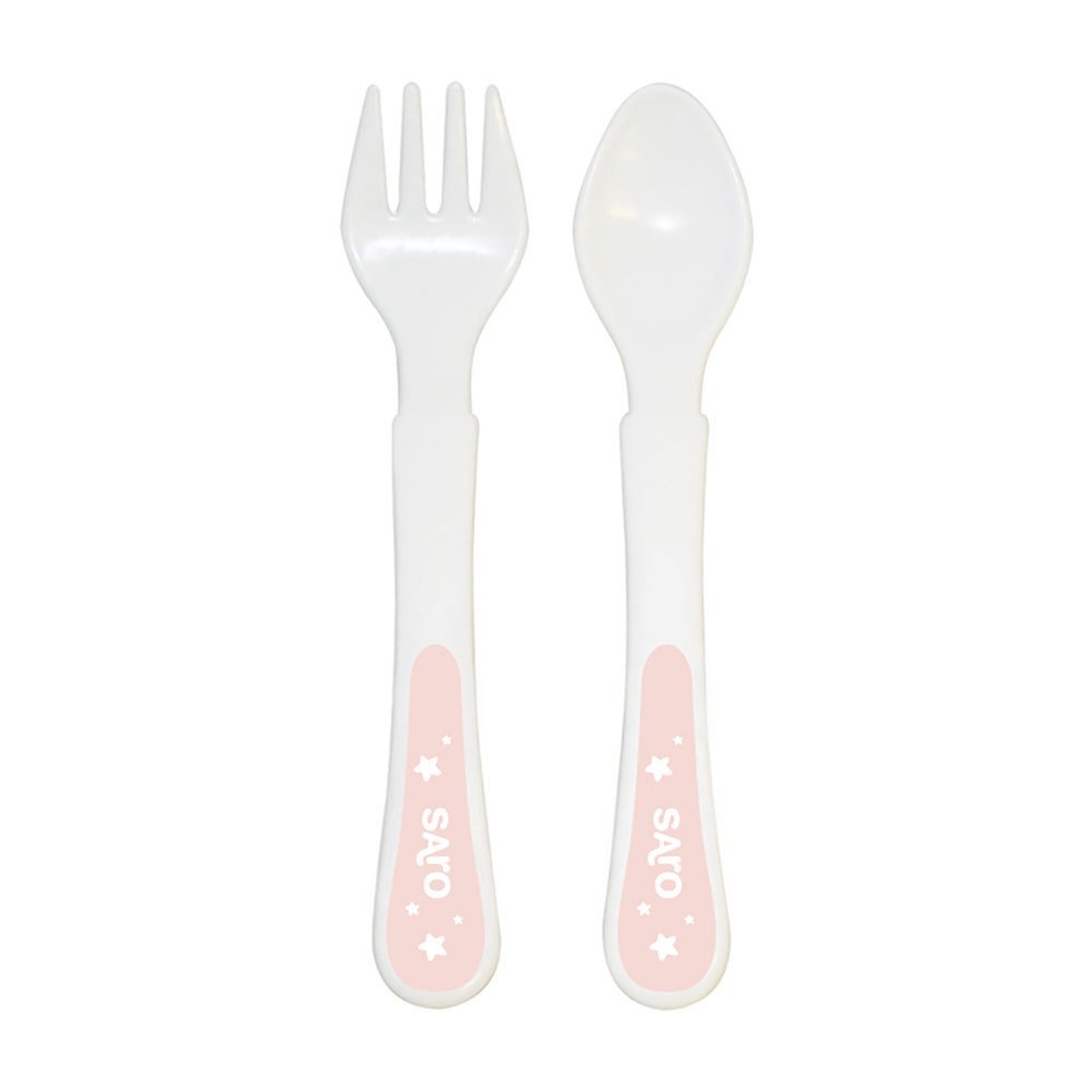 VAJILLA INFANTIL 5 PIEZAS SARO ·ROSA· - Happy Moments Baby