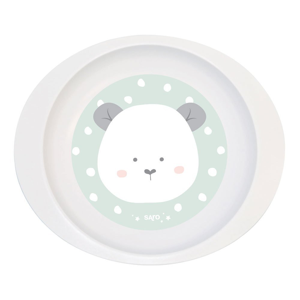 VAJILLA INFANTIL 5 PIEZAS SARO ·VERDE· - Happy Moments Baby