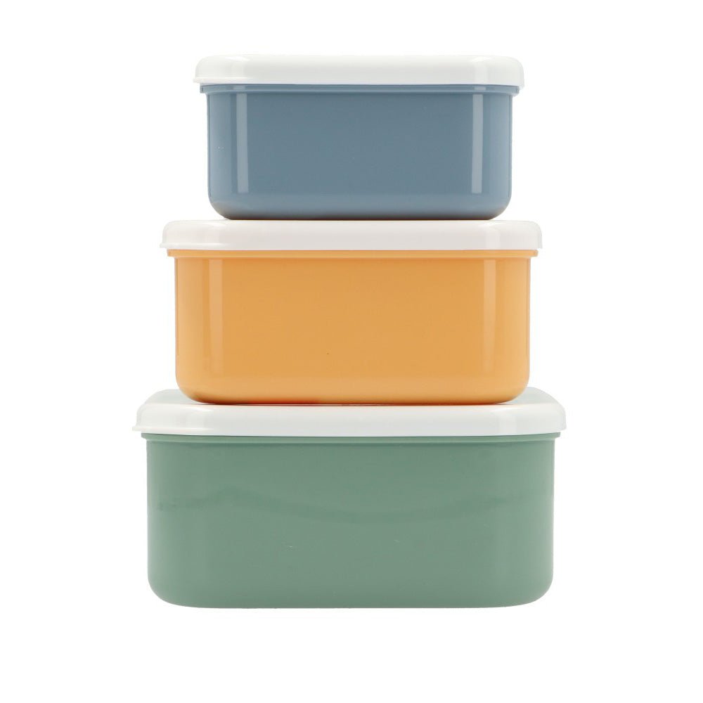 3 FIAMBRERAS CAJITAS ALMUERZO TUTETE ·THREE LITTLE PIGS· - Happy Moments Baby