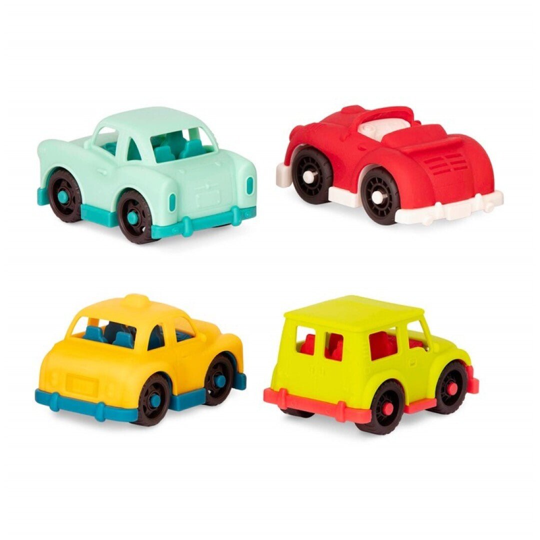 4 MINI COCHES JUGUETE BTOYS ·HAPPY CRUISERS· - Happy Moments Baby