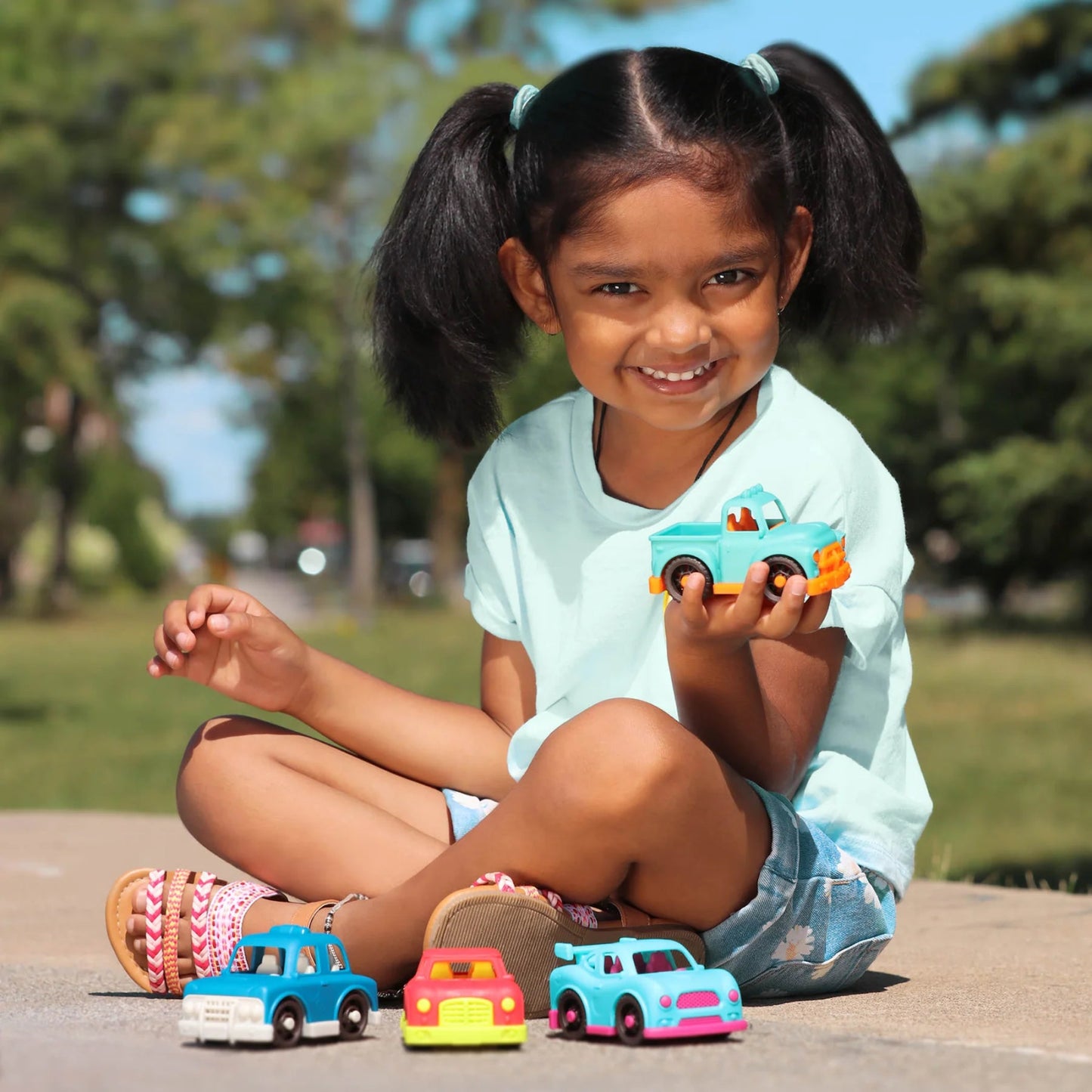 4 MINI COCHES JUGUETE BTOYS ·HAPPY CRUISERS· - Happy Moments Baby