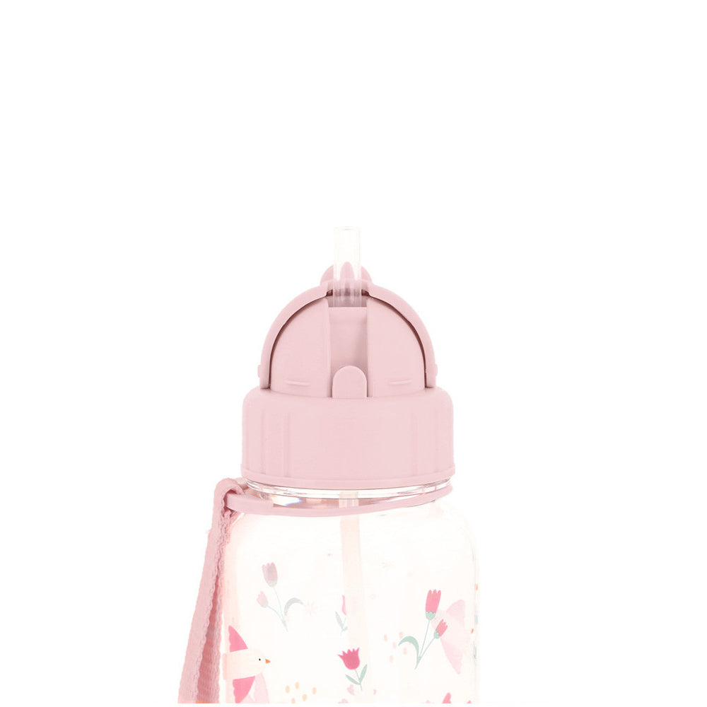 BOTELLA DE PLÁSTICO CON CAÑITA TUTETE ·BLOSSOM BIRDS·