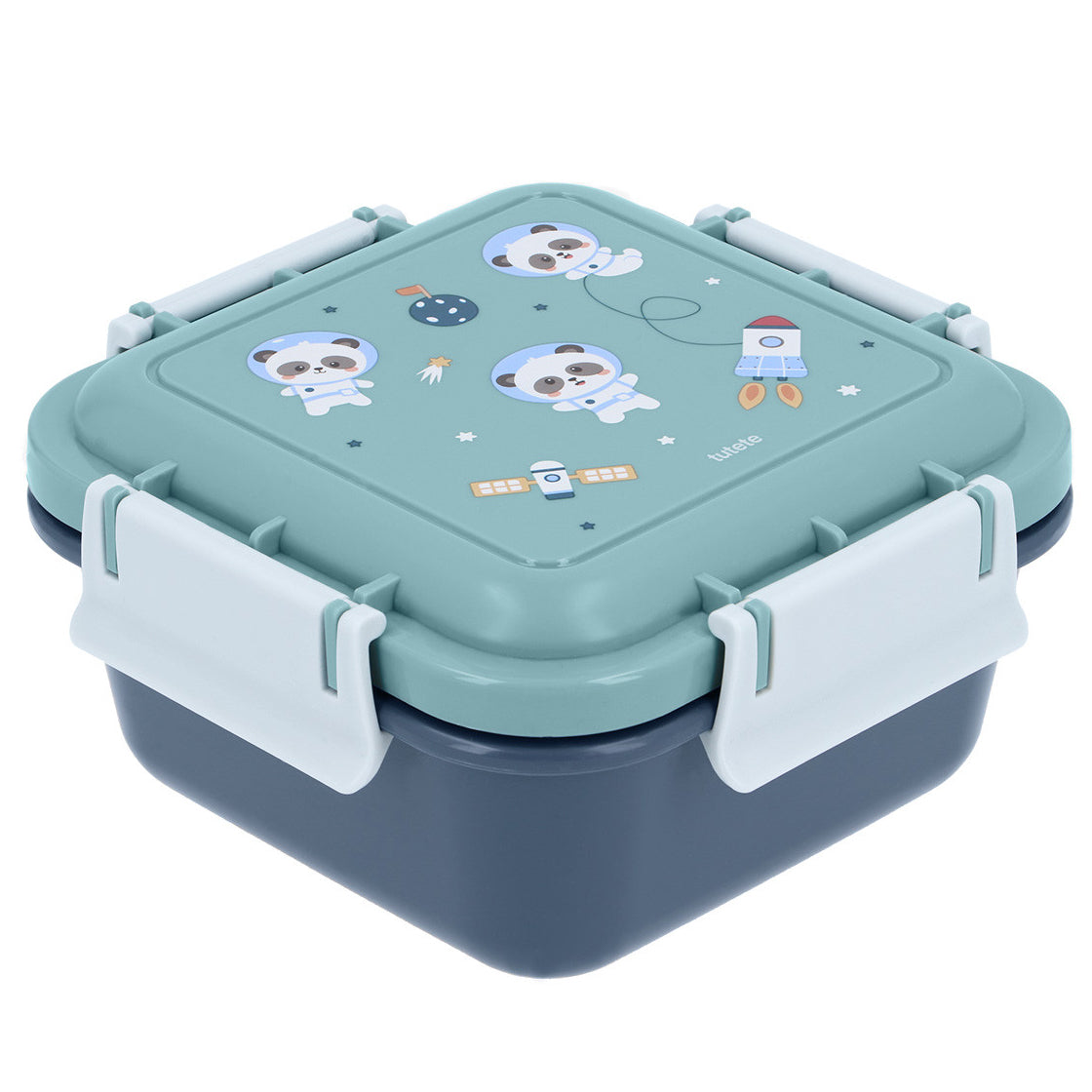 FIAMBRERA CAJA DE ALMUERZO TUTETE GRANDE ·PANDAS IN SPACE·