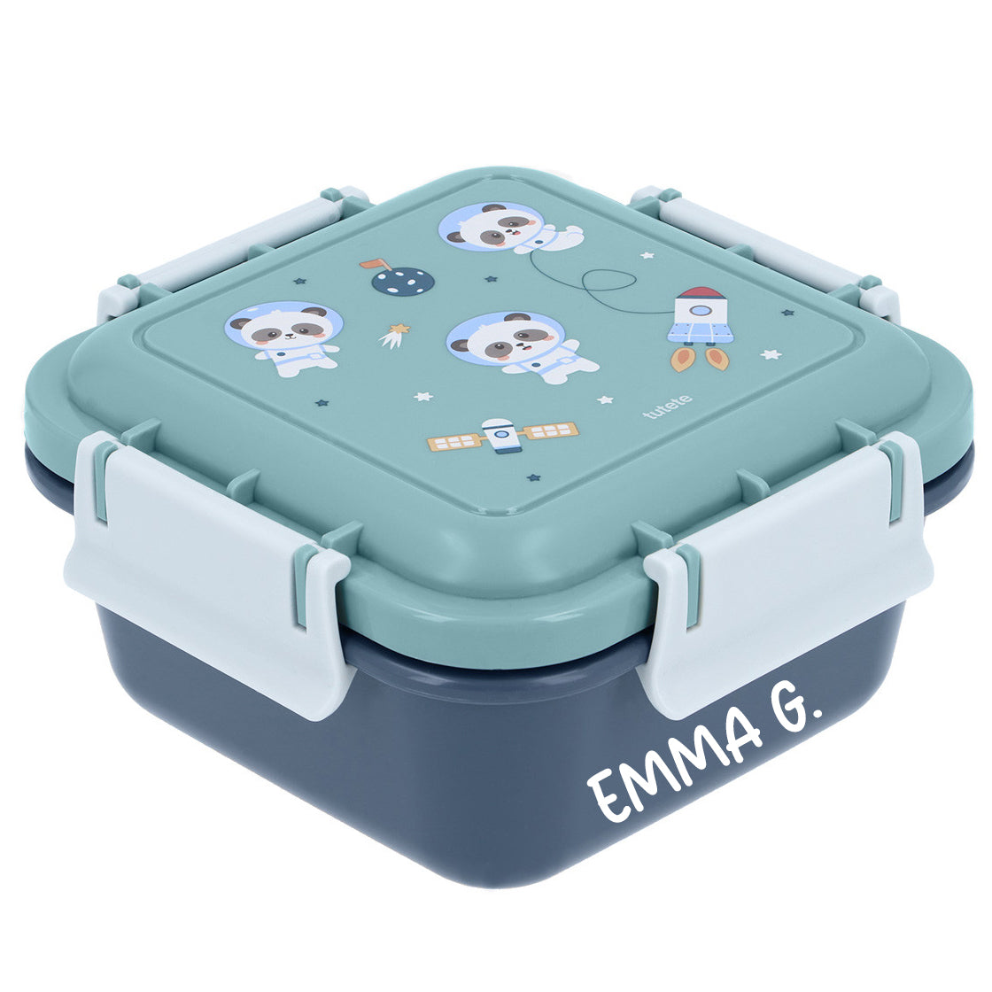 FIAMBRERA CAJA DE ALMUERZO TUTETE GRANDE ·PANDAS IN SPACE·