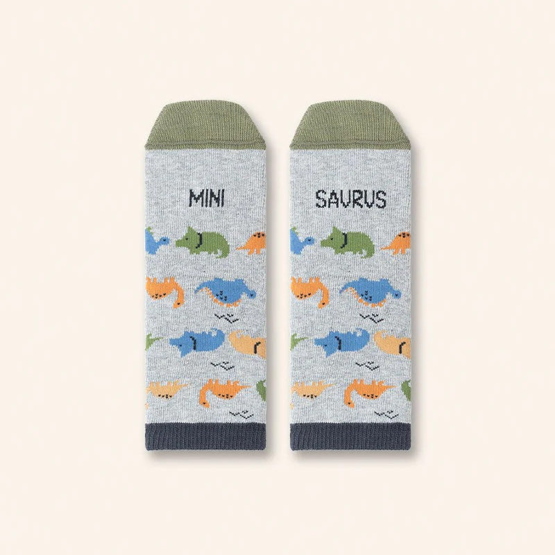 CALCETINES UO INFANTILES ·MINI-SAURUS GRIS·