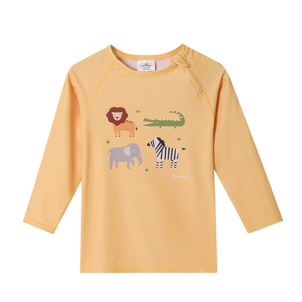 CAMISETA DE PROTECCIÓN SOLAR TUTETE ·MANGA LARGA WILD ANIMALS·