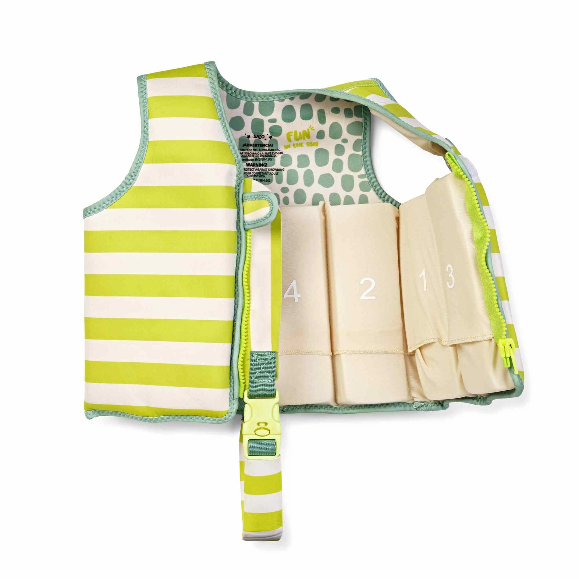 CHALECO FLOTADOR APRENDIZAJE SARO ·FUN IN THE SUN·