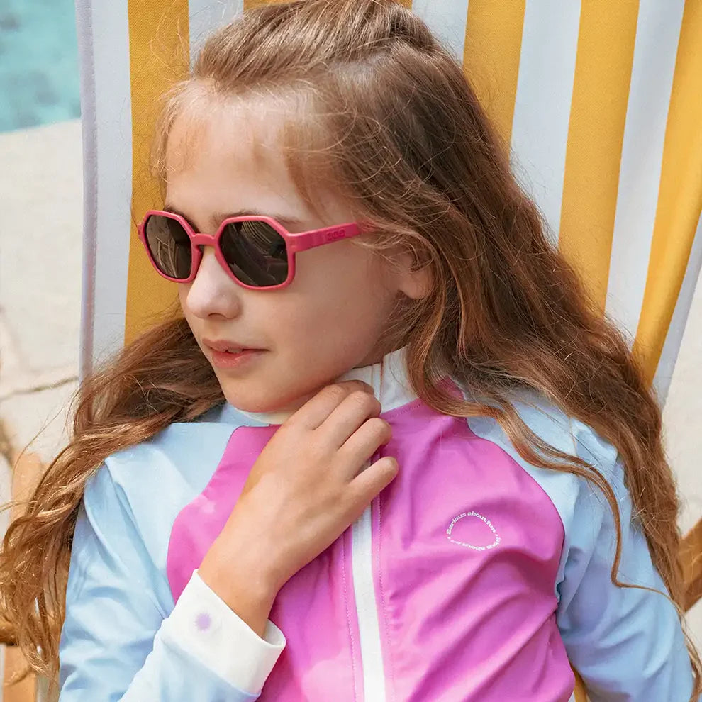 GAFAS FLEXIBLES DE PROTECCIÓN SOLAR (4-7 AÑOS AÑOS) ·EYZZ RASPBERRY·