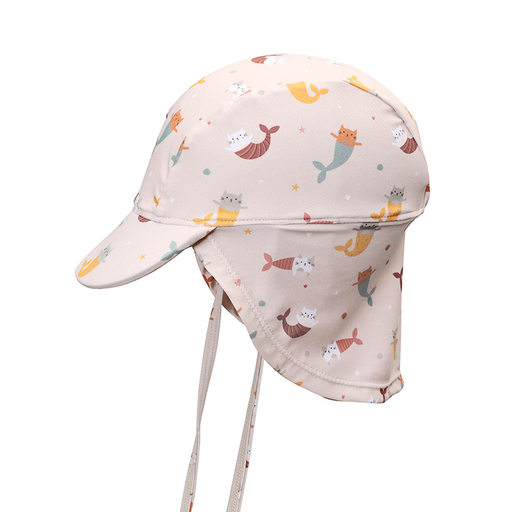 GORRO DE PLAYA BEBÉ TUTETE ·MERMAID CATS·