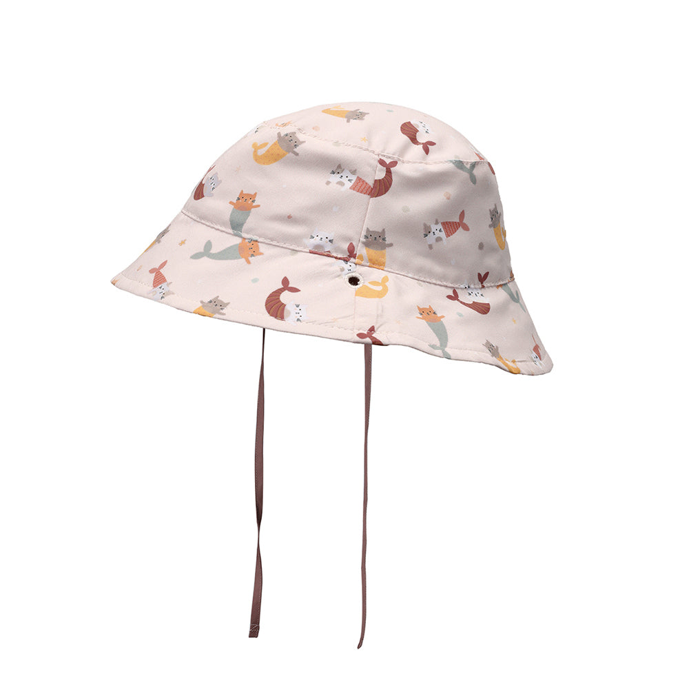 GORRO DE PLAYA REVERSIBLE TUTETE ·MERMAID CATS·