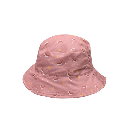 GORRO DE PLAYA REVERSIBLE TUTETE ·WHALE PINK·