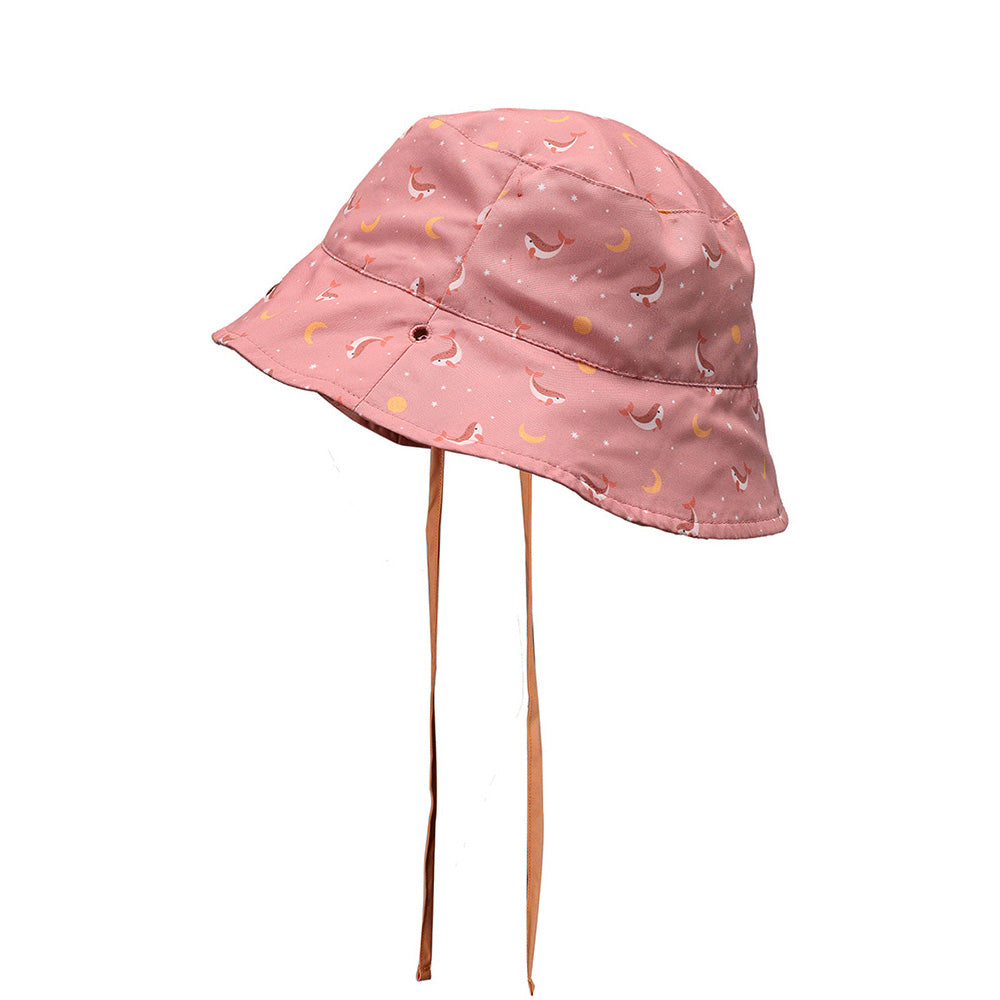GORRO DE PLAYA REVERSIBLE TUTETE ·WHALE PINK·