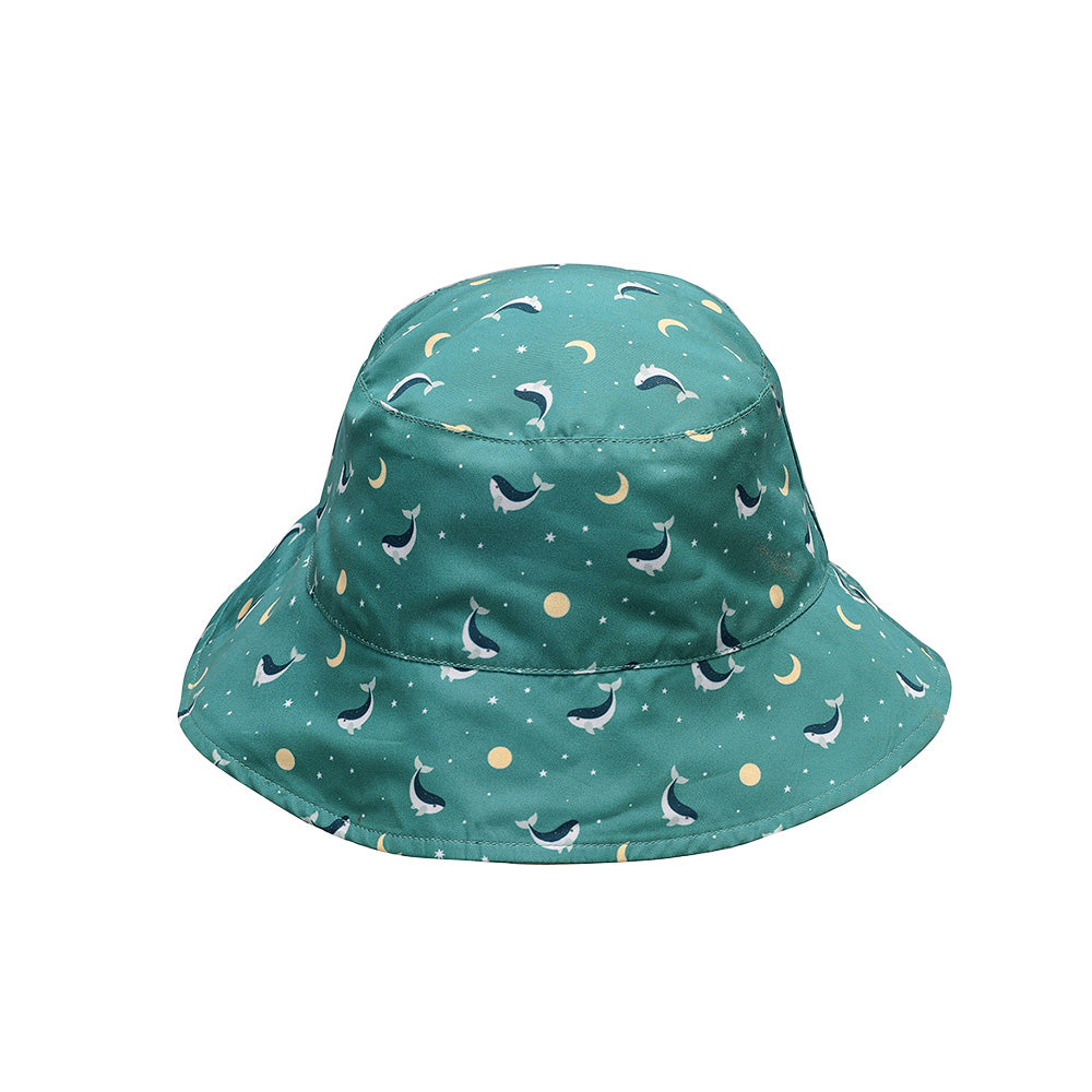 GORRO DE PLAYA REVERSIBLE TUTETE ·WHALE TEAL·