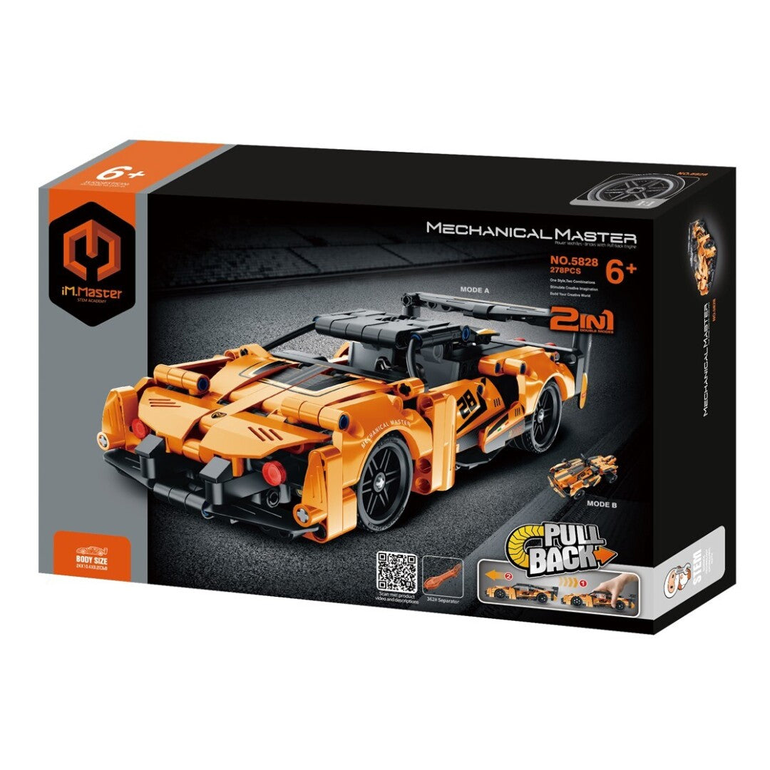 JUEGO CONSTRUCCIÓN IM.MASTER ·SUPER CAR Y MOUNTAIN CAR 277 PIEZAS·