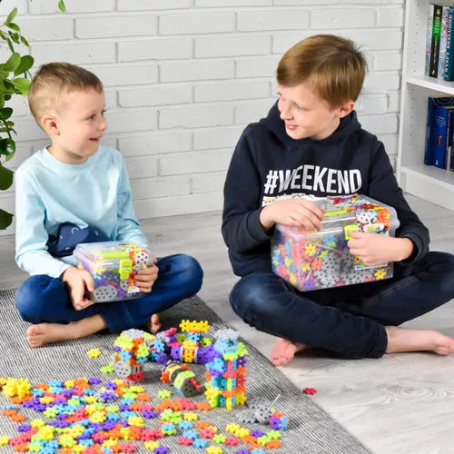 JUEGO DE CONSTRUCCIÓN BLOQUES MELI ·CAJA 500 PIEZAS BASIC CONSTRUCTOR·