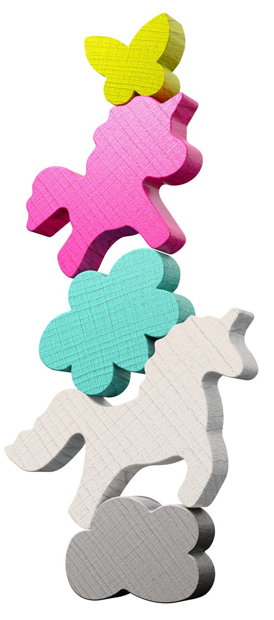 JUEGO DE MESA HABA ·EQUILIBRIO STACKING CHALLENGE UNICORNIOS·