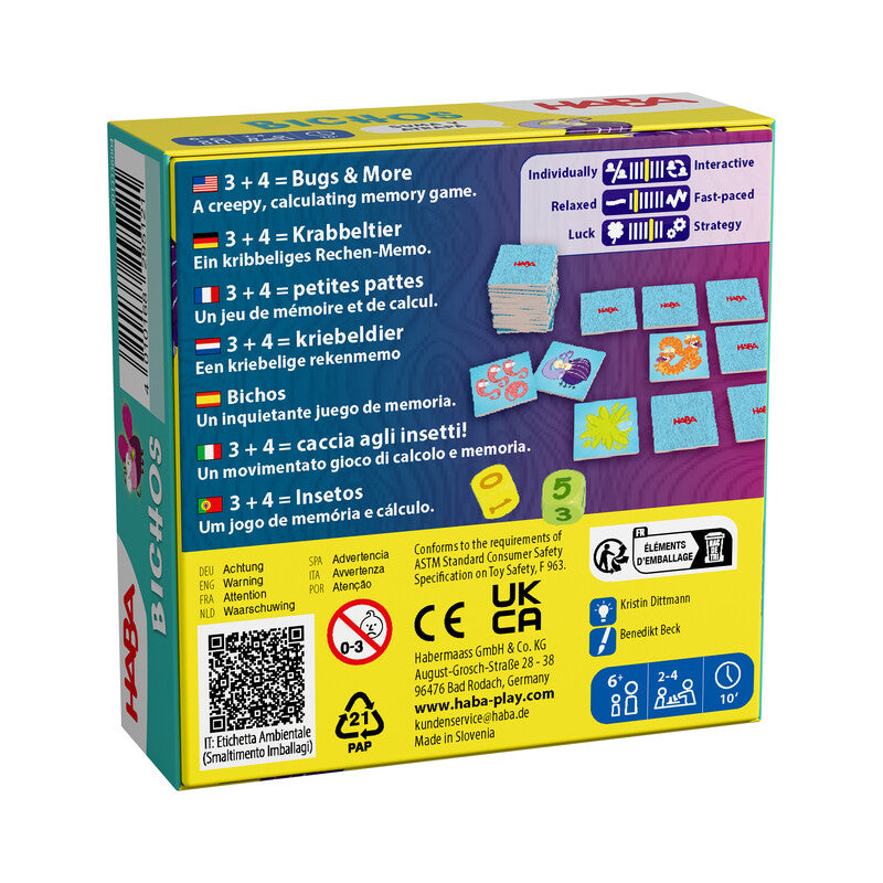 JUEGO DE MESA HABA ·BICHOS·