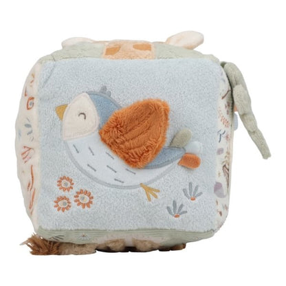 CUBO BLANDITO SENSORIAL DE ACTIVIDADES LITTLE DUTCH ·SAFARI FRIENDS·