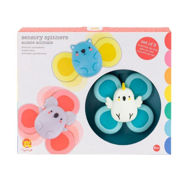 JUGUETE SENSORIAL LITTLE L ·SPINNERS SENSORIALES ANIMALES AUSTRALIANOS·