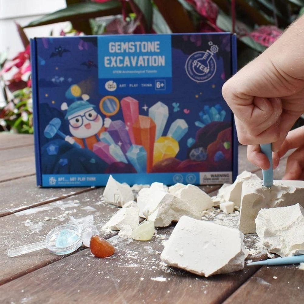 MANUALIDADES JARMELO ·KIT EXCAVACIÓN DE MINERALES GEOLOGICAL GEMSTONE·