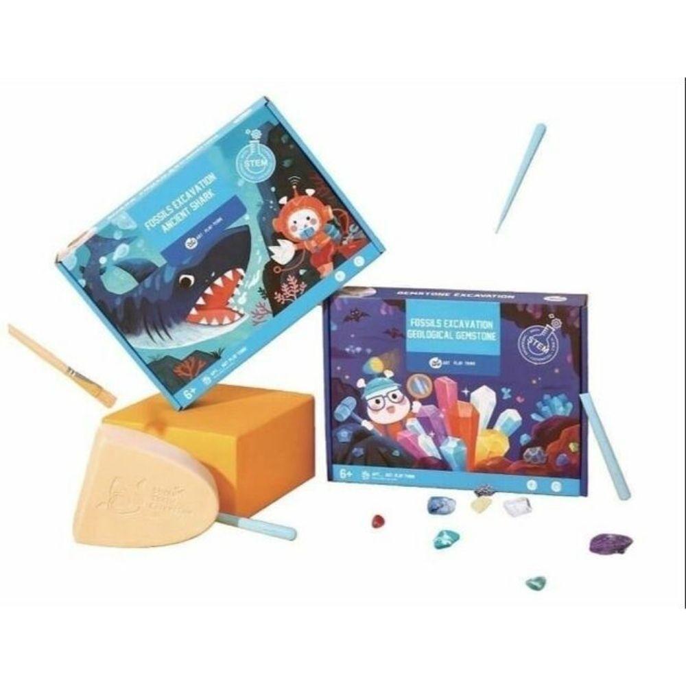 MANUALIDADES JARMELO ·KIT EXCAVACIÓN DE MINERALES GEOLOGICAL GEMSTONE·